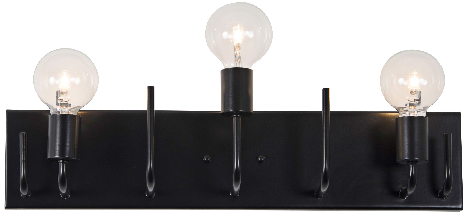 Varaluz Socket-To-Me 22 3/4" Wide Black Bath Light