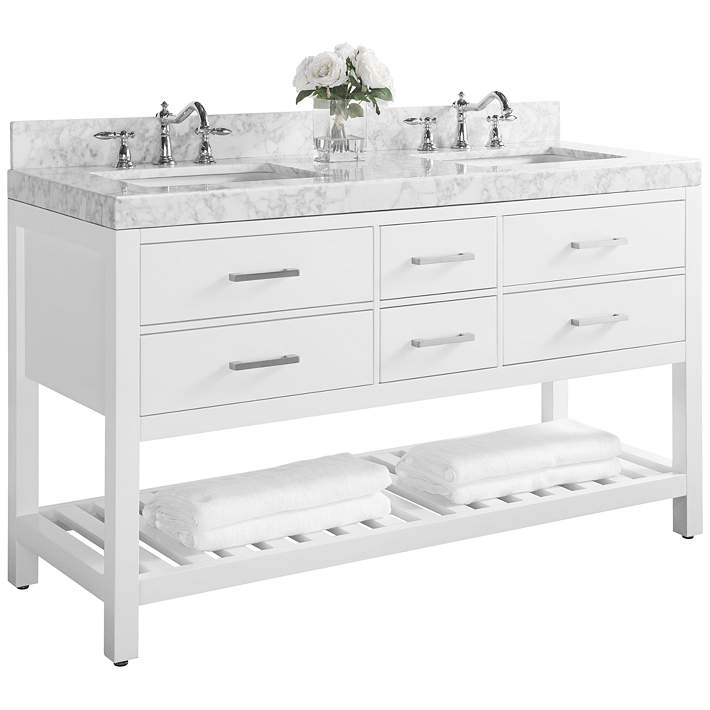 60 inch double sink vanity base