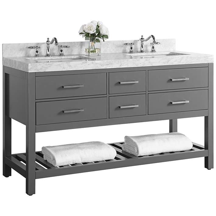 Amazon Com Vanity Art 60 Inch Double Sink Bathroom Vanity Set