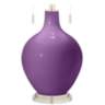 Passionate Purple Toby Table Lamp