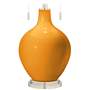 Carnival Orange Modern Toby Table Lamp