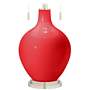 Poppy Red Toby Table Lamp