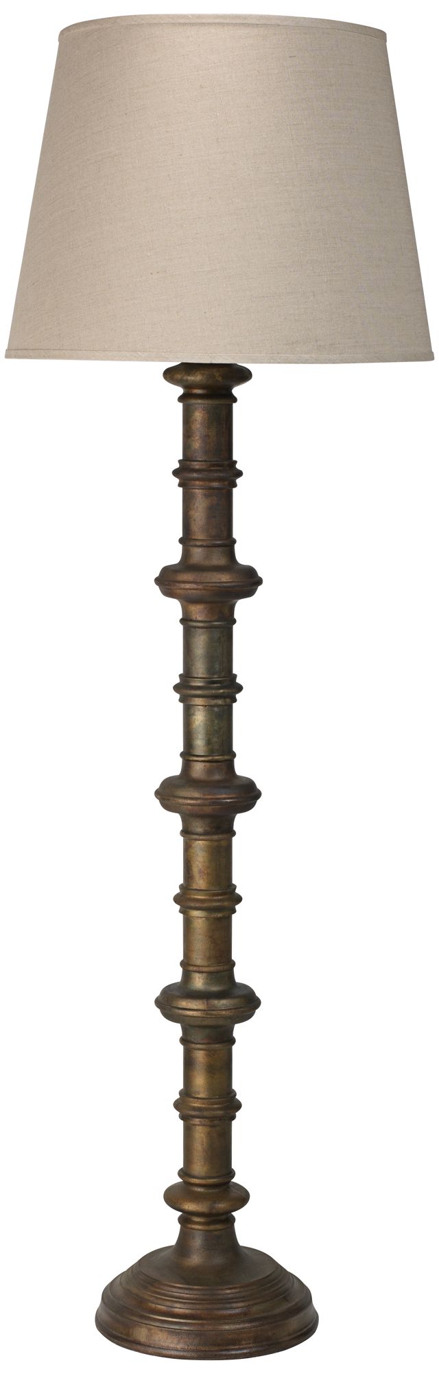 Jamie Young Abbey Bronze Patina Floor Lamp