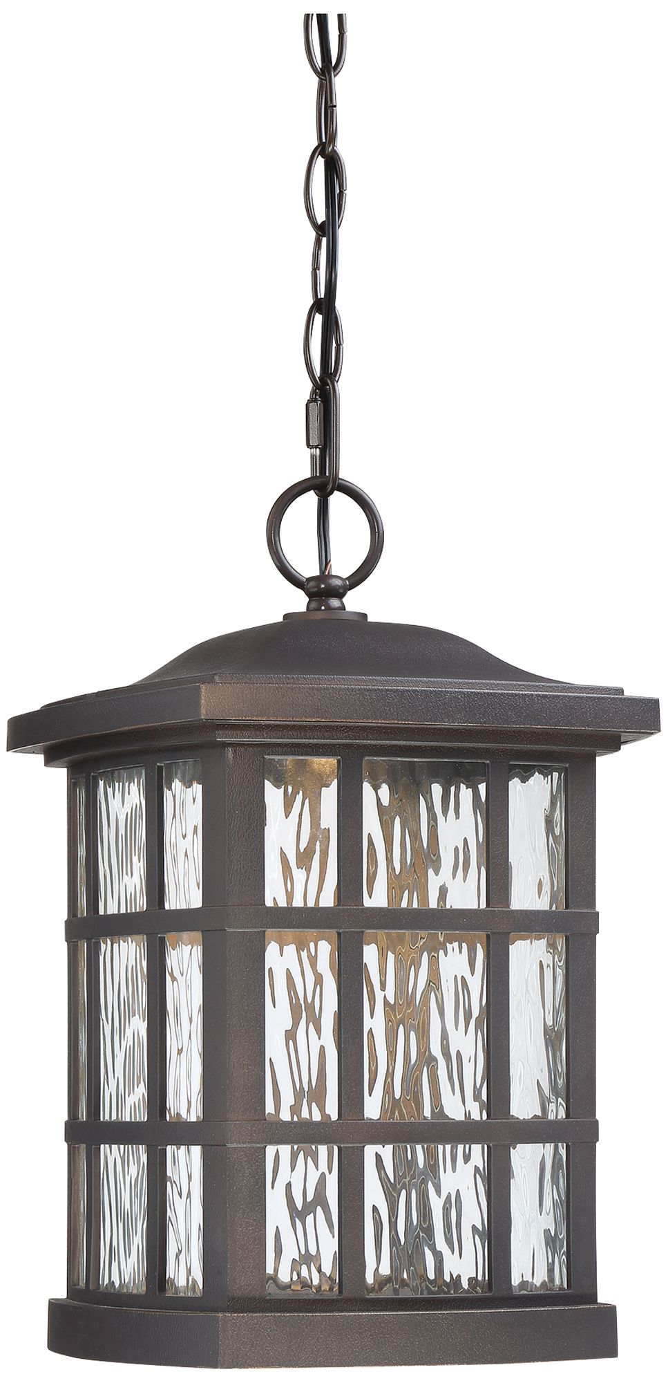 Stonington 15"H Bronze LED Outdoor Hanging Light