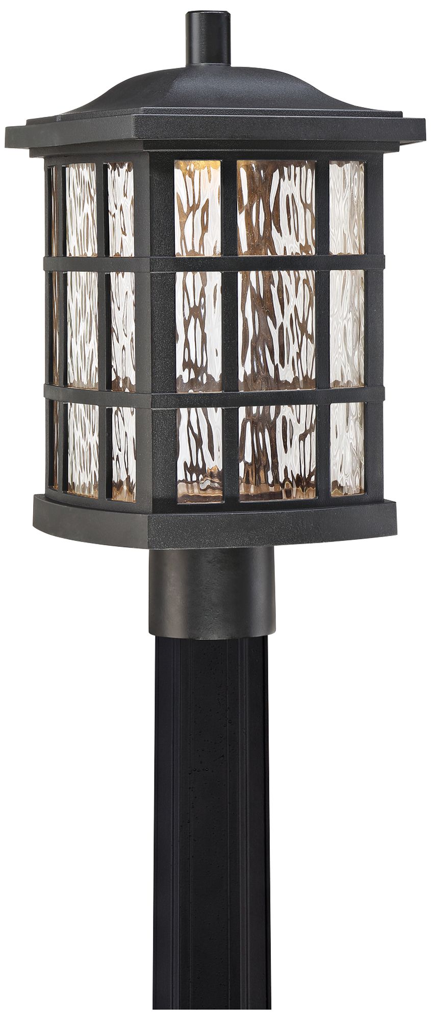 Stonington 16 1/2" High Mystic Black LED Outdoor Post Light
