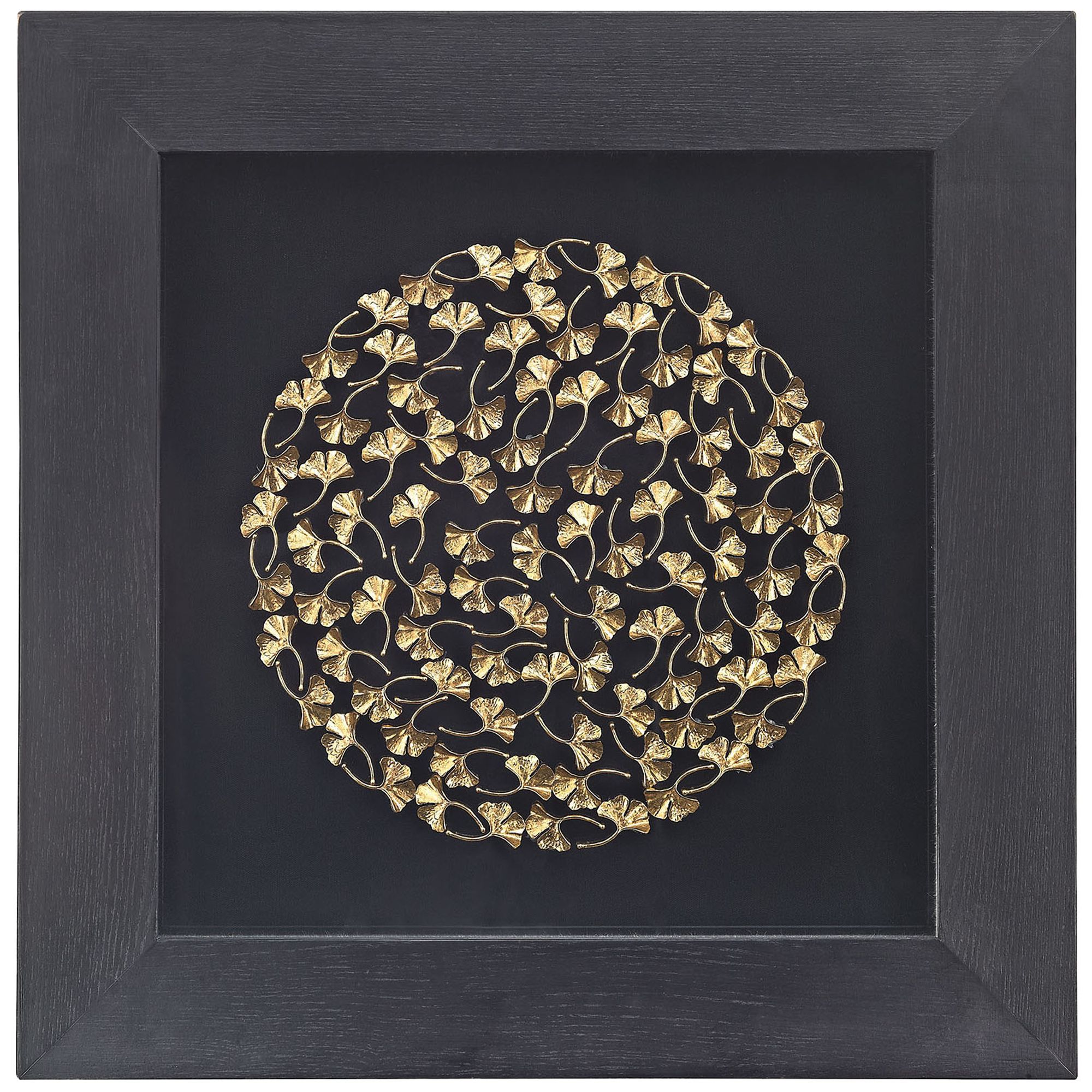 Maidenhair 24" Square Shadow Box Framed Wall Art