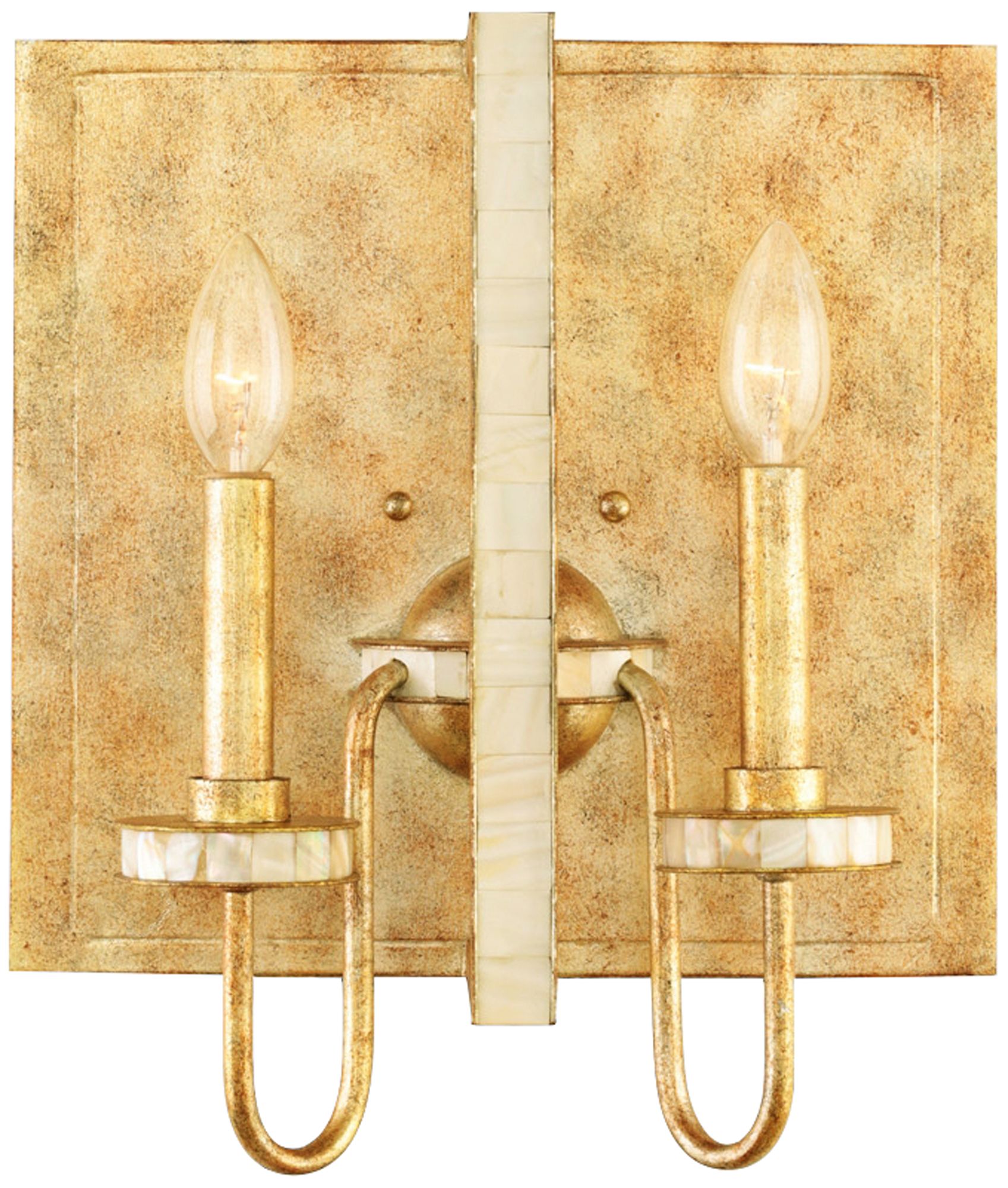LaSalle 14" High Ancient Honey Gold 2-Light Wall Sconce