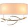 Reno 10" High Pearl Silver Hanging Branch Wall Sconce