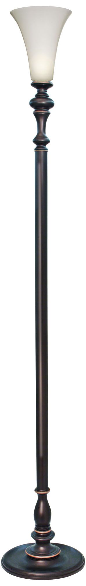 Brass Torchiere Floor Lamp