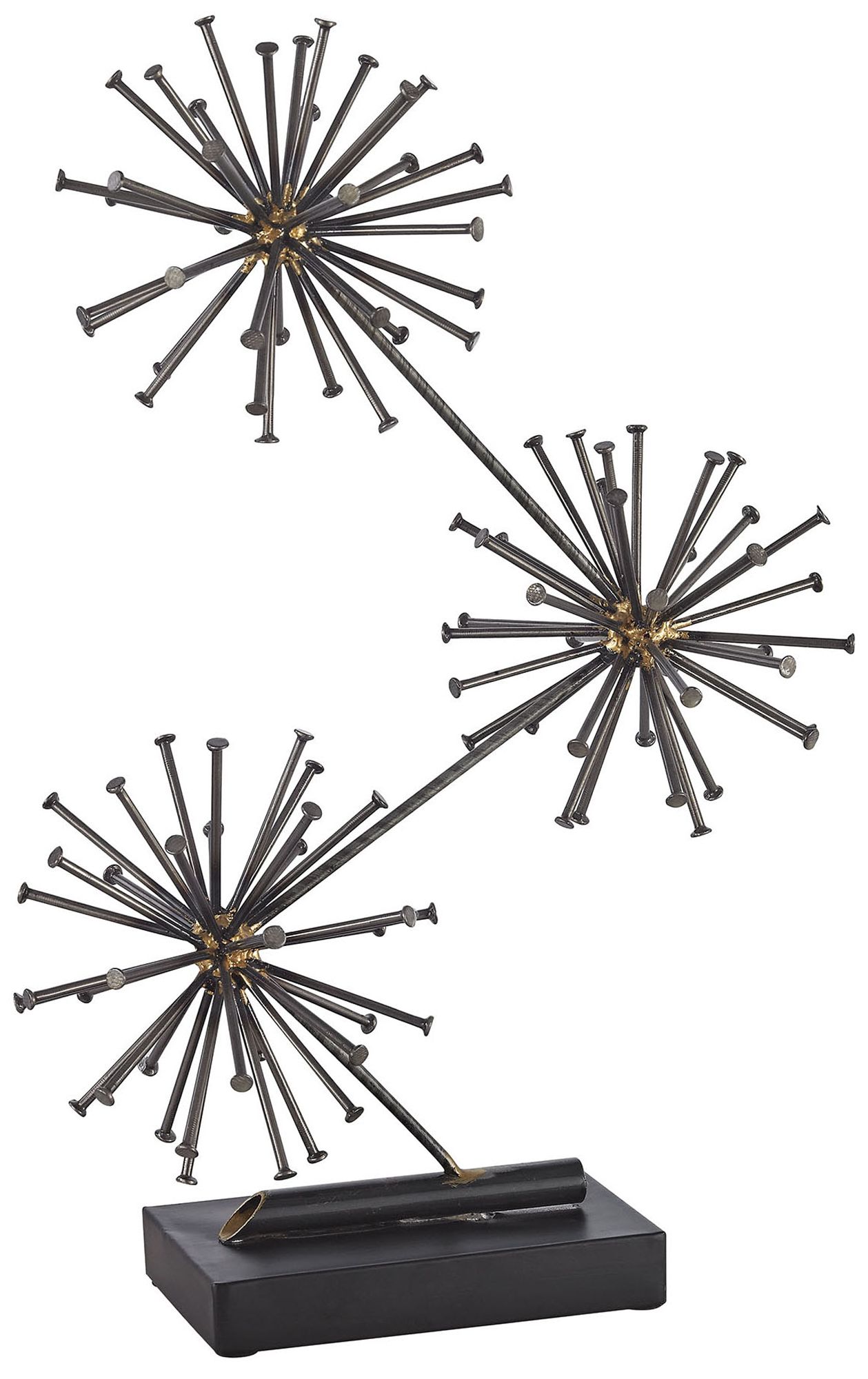 Quanta Soldered Raw Iron 13" High Metal Tabletop Sculpture