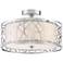 Platinum Collection Abode 15"W Polished Chrome Ceiling Light