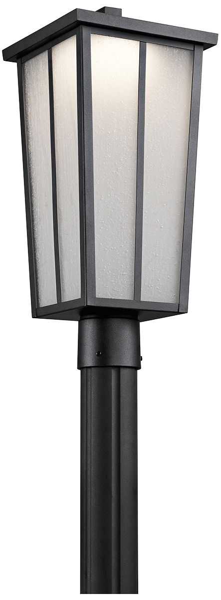 Amber Valley 19 3/4" High LED Black Outdoor Post Light