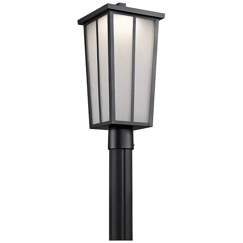 Amber Valley 19 3/4&quot; High LED Black Outdoor Post Light