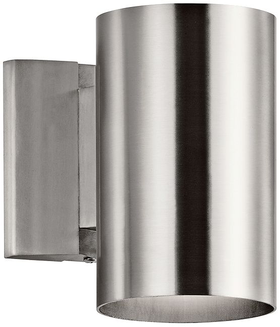 Kichler Tube 7" High Aluminum Dark Sky Outdoor Wall Light