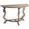 English Joiner 48" Wide Demilune Console Table
