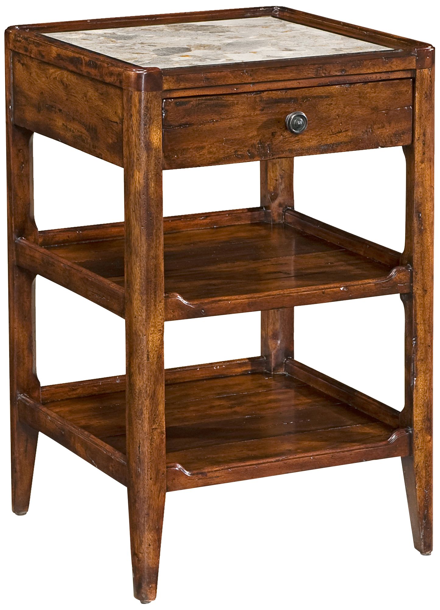 Tamworth 18" Wide Reclaimed Wood Accent Table