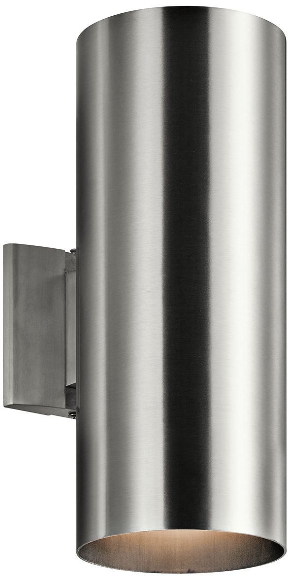 Kichler Tube 15" High Aluminum Up/Down Outdoor Wall Light