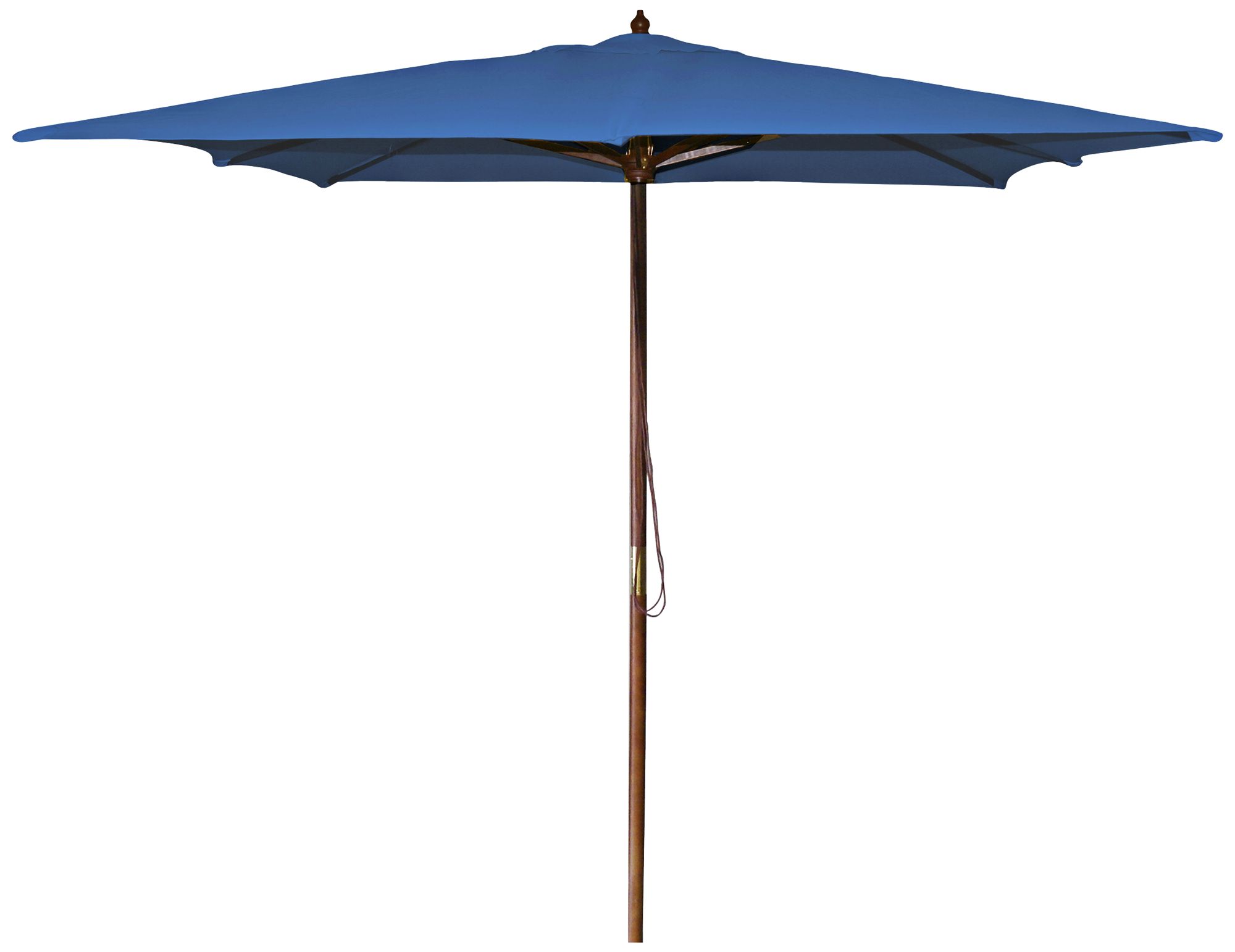 La Jolla Royal 8 1/2' Wooden Square Market Umbrella