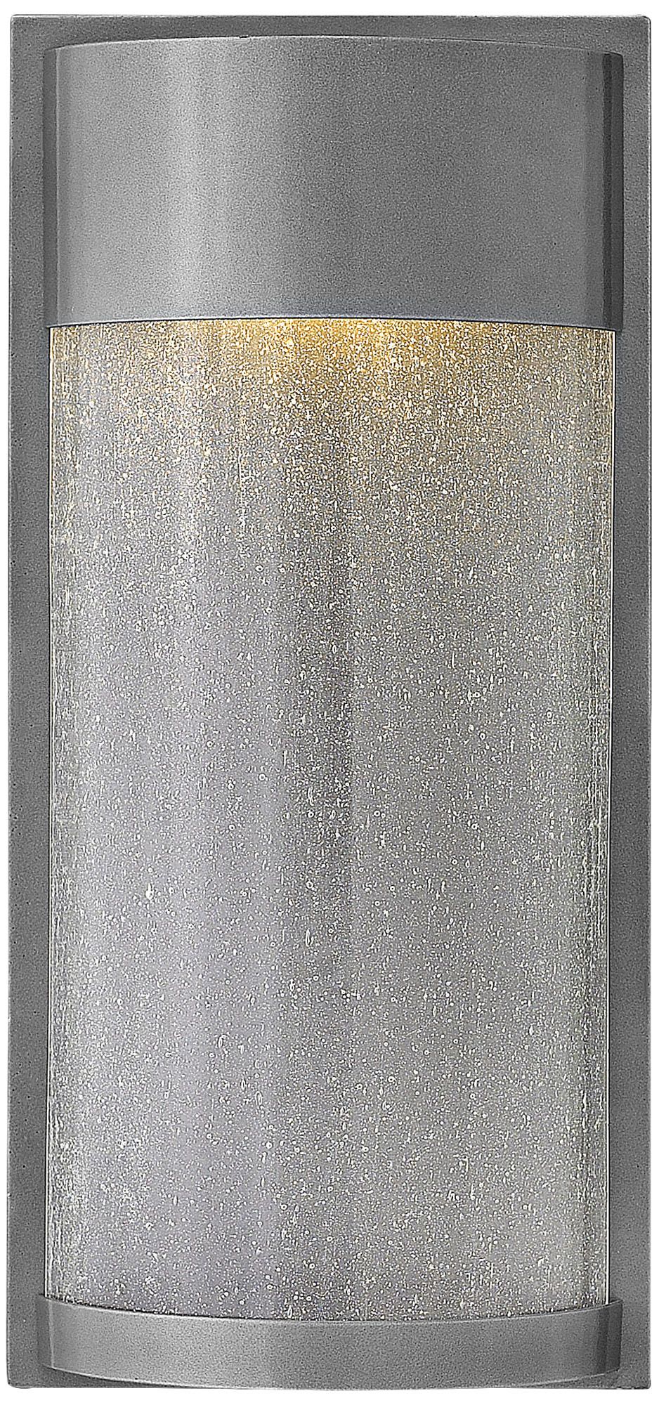Hinkley Shelter 18" High LED Hematite Outdoor Wall Light