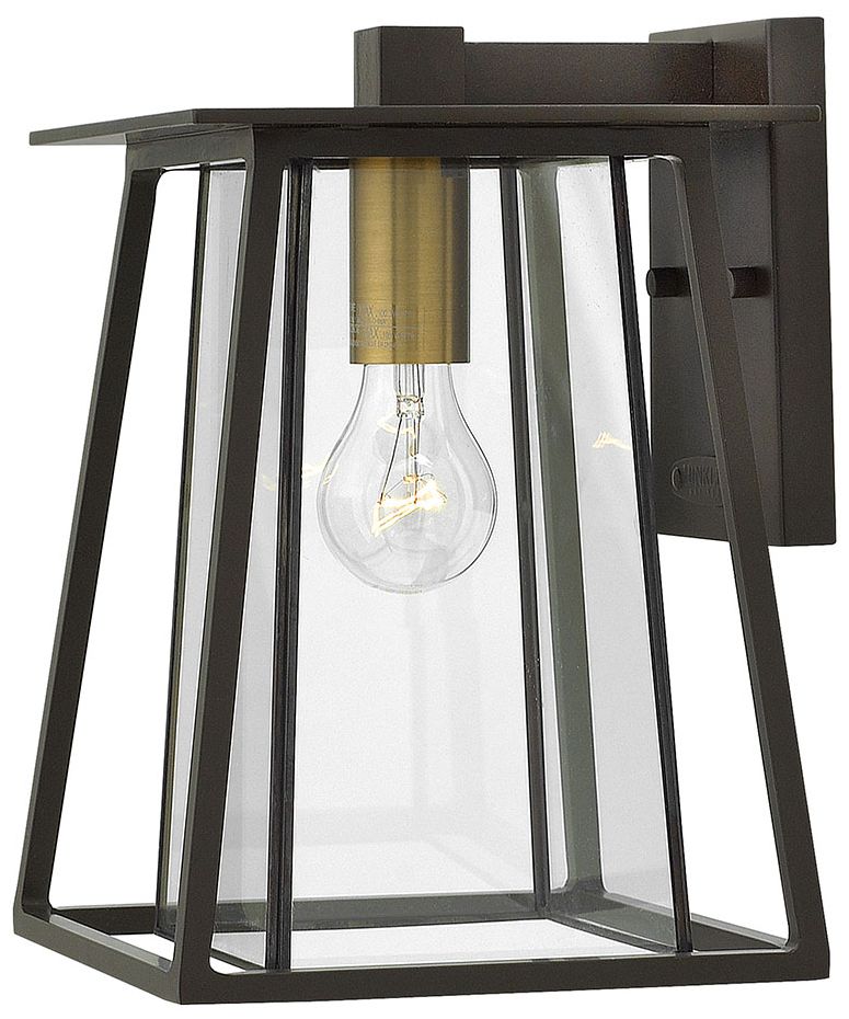 Hinkley Walker 12 1/4" High Bronze Outdoor Wall Light 1R453 Lamps Plus