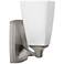 Hinkley Darby 8 1/4" High Brushed Nickel Wall Sconce