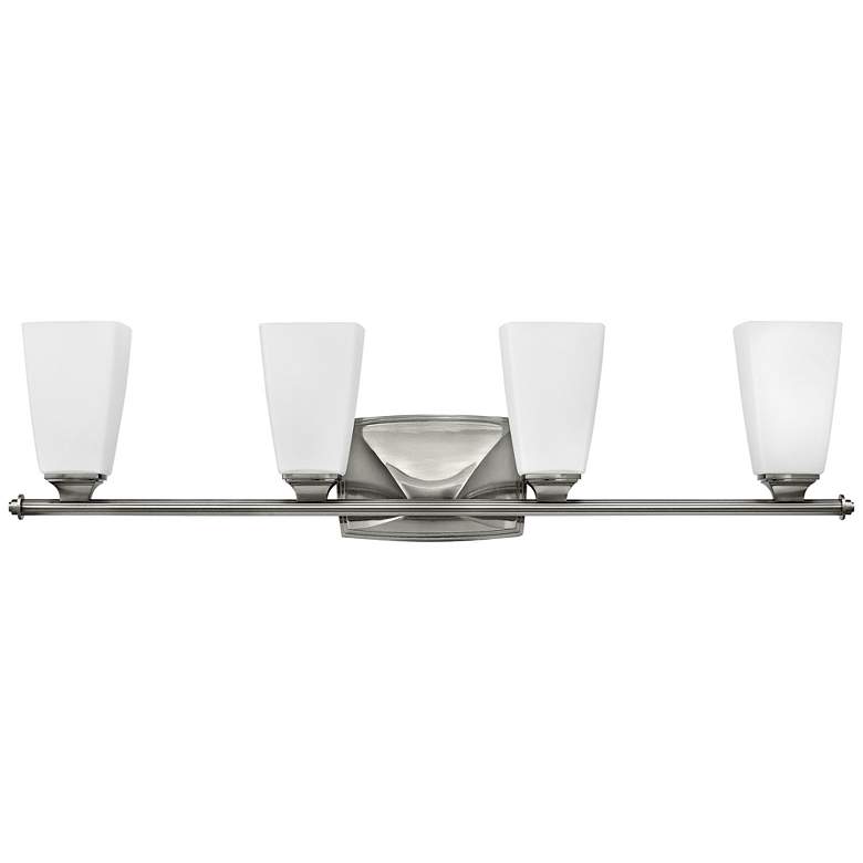 Hinkley Darby 32&quot; Wide Brushed Nickel 4-Light Bath Light