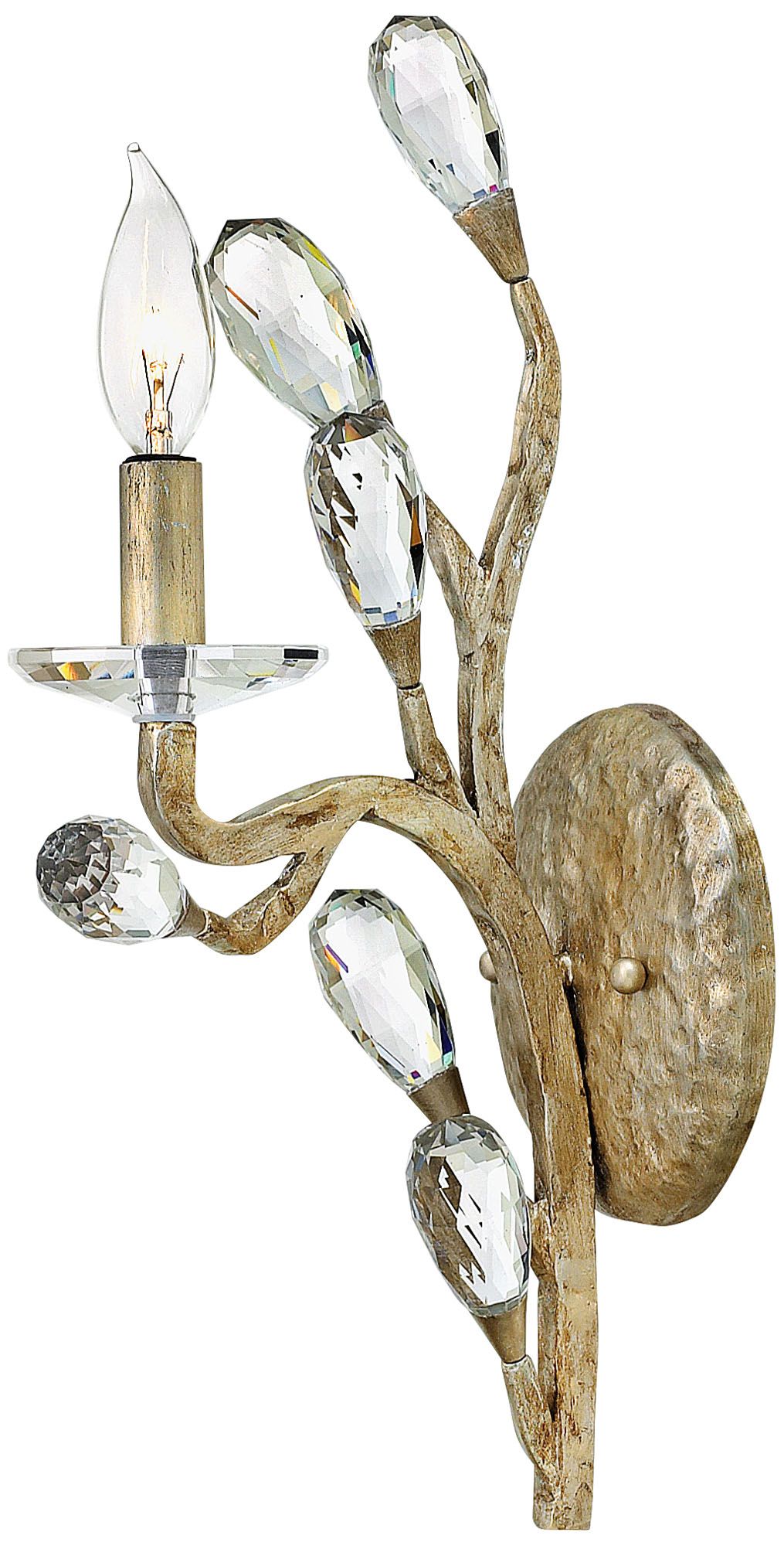 Fredrick Ramond Eve 16" High Champagne Gold Wall Sconce