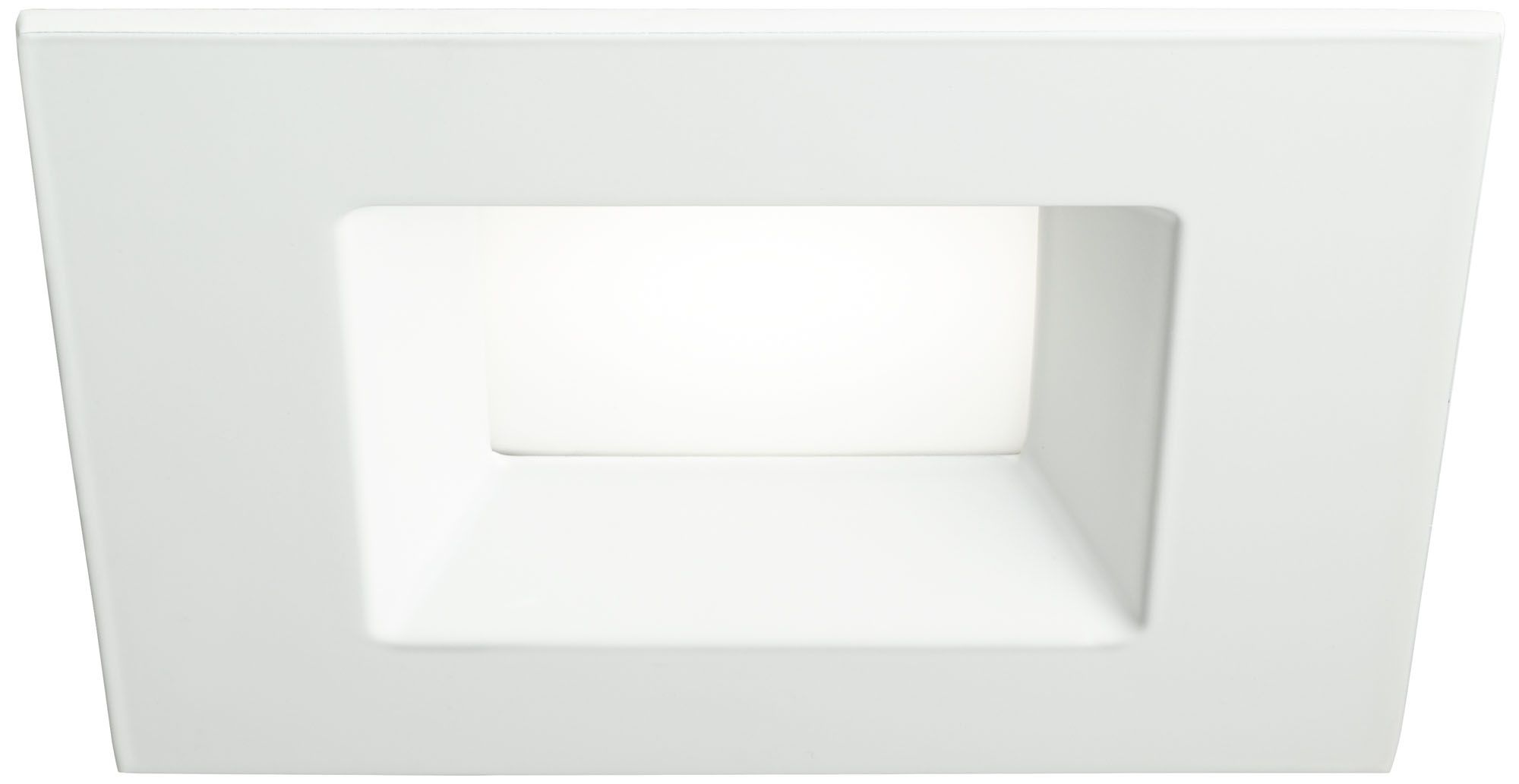 6" White Square Retrofit 15 Watt LED Recessed Light