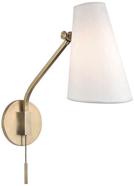 Hudson Valley Patten 17 1/2" High Aged Brass Wall Sconce