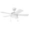 42" Kichler Starkk Matte White LED Ceiling Fan
