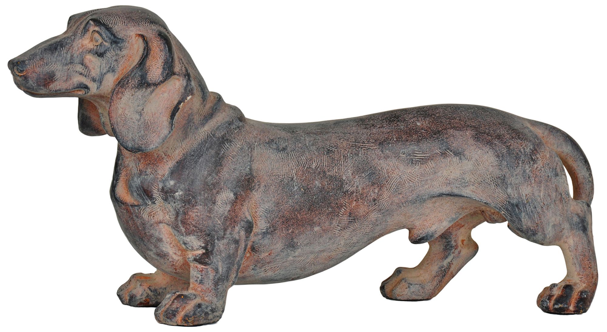 Crestview On Guard 16 1/2" Wide Dachshund Statue