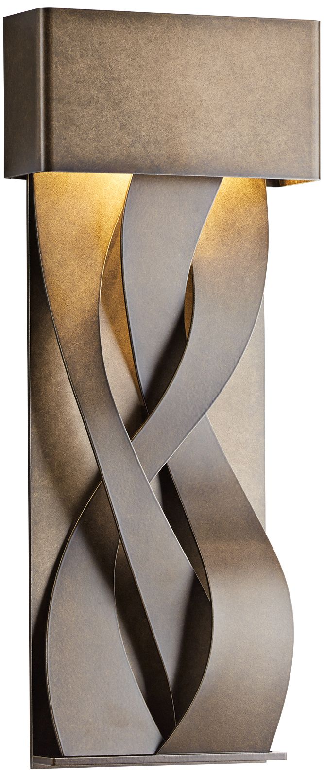 Tress 22 3/4" High Mahogany Small LED Outdoor Wall Light