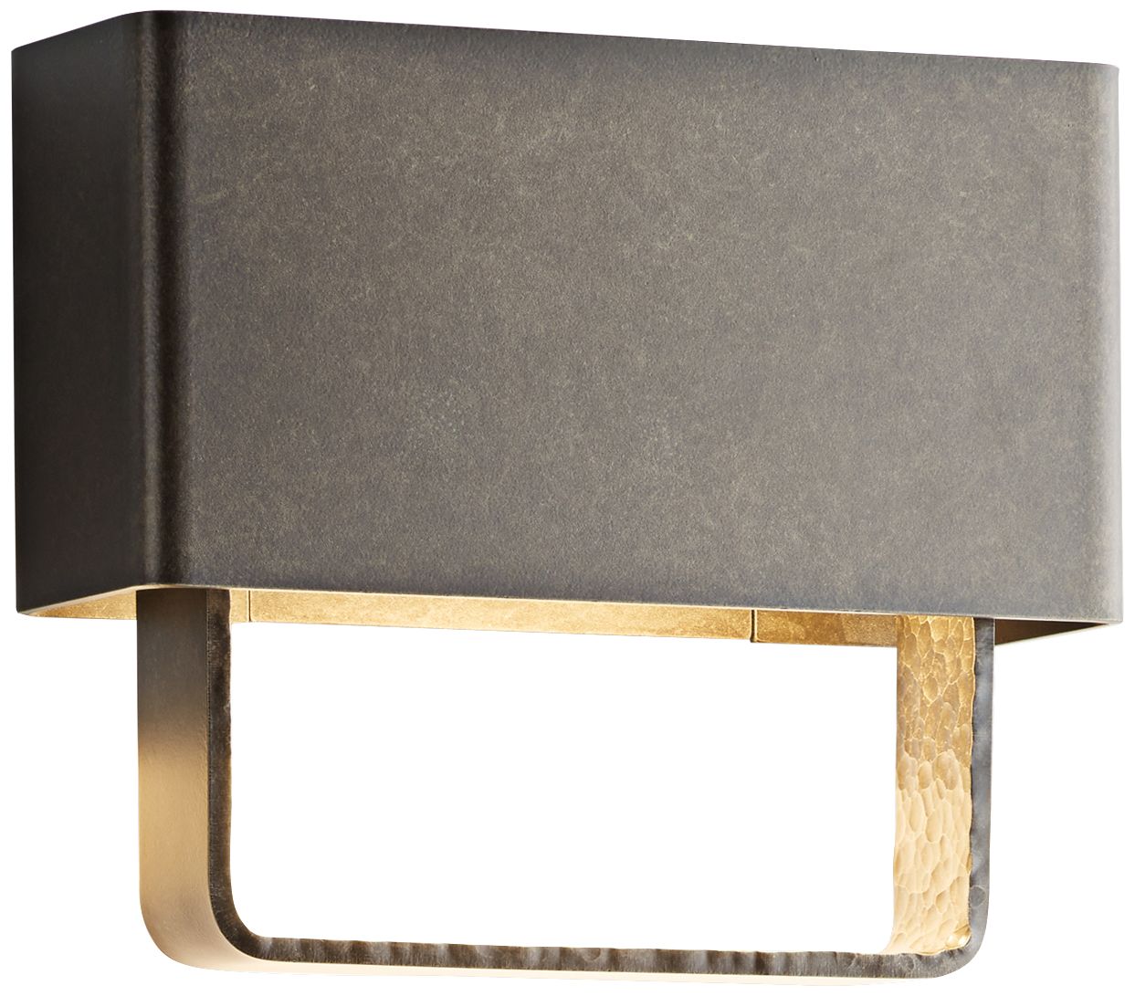 Quad 8" High Dark Smoke Small LED Outdoor Wall Light