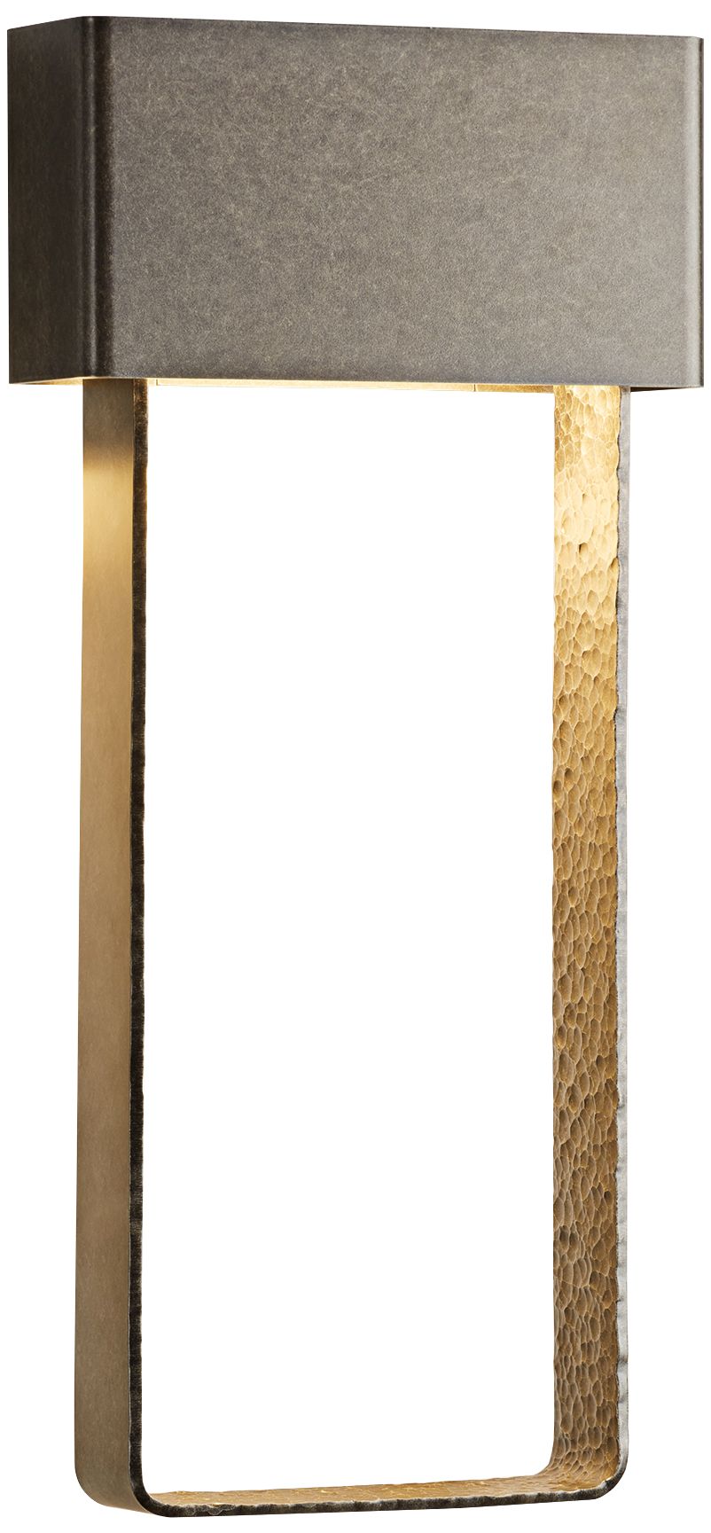 Quad 20 1/3"H Burnished Steel Large LED Outdoor Wall Light