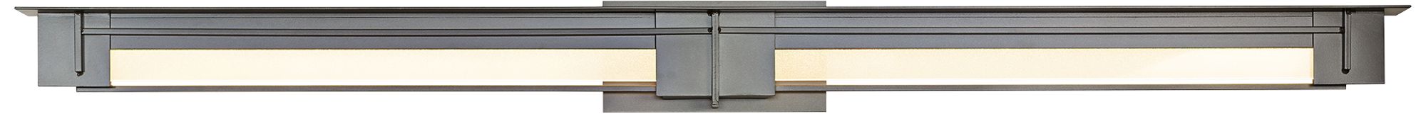 Modern Prairie 55 1/2" Wide Dark Smoke LED Bath Light