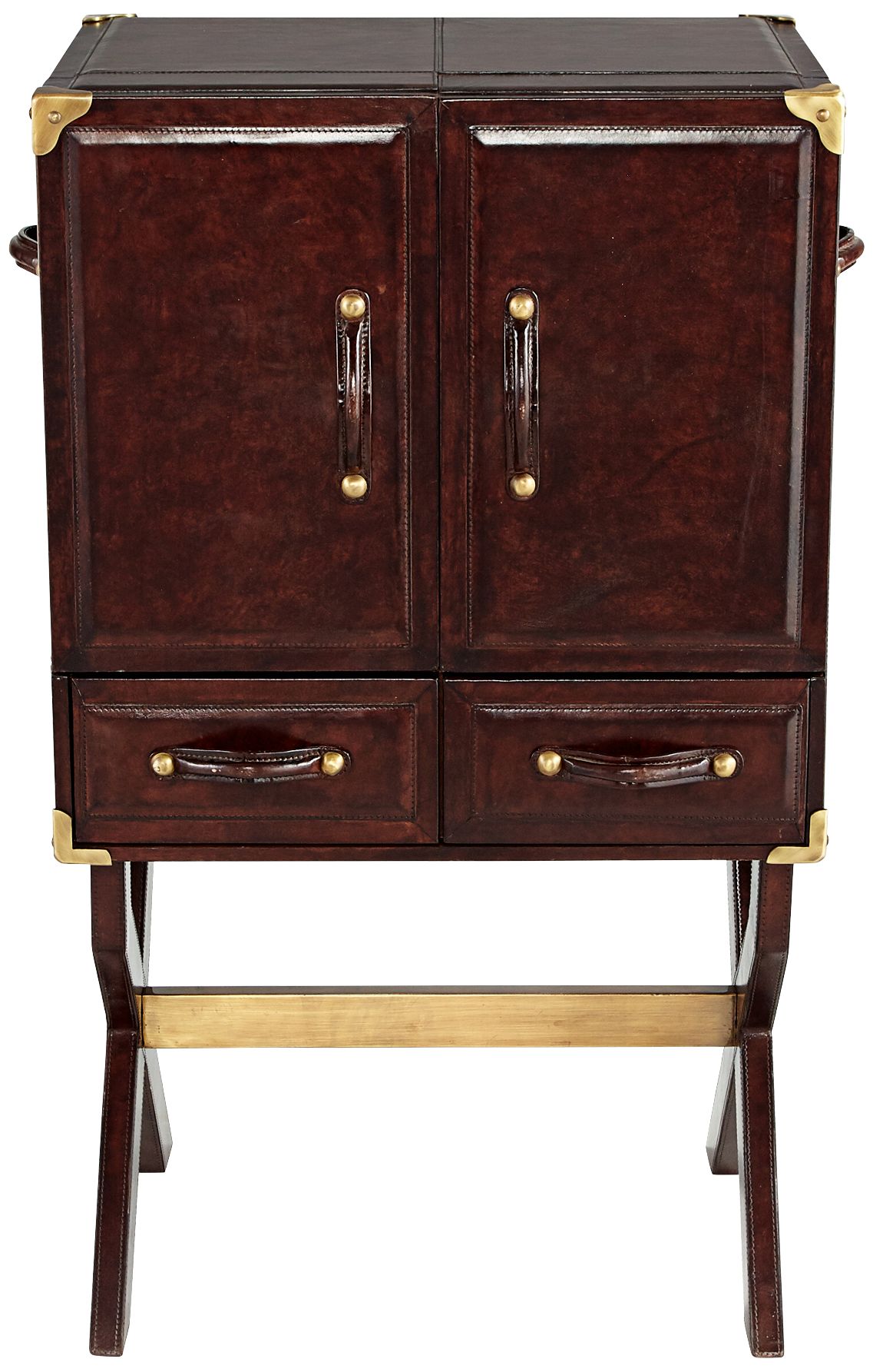 Hutch 24" Wide Chocolate Mahogany Accent Table Cabinet