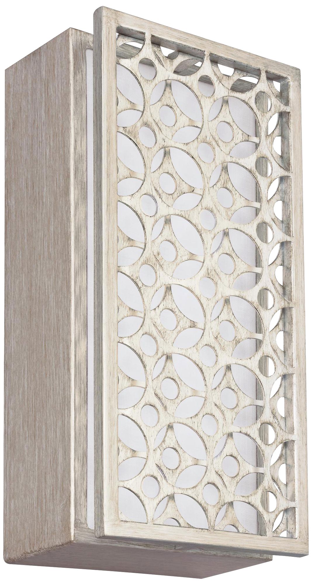 Feiss Kenney 12 1/4" High Sunrise Silver LED Wall Sconce