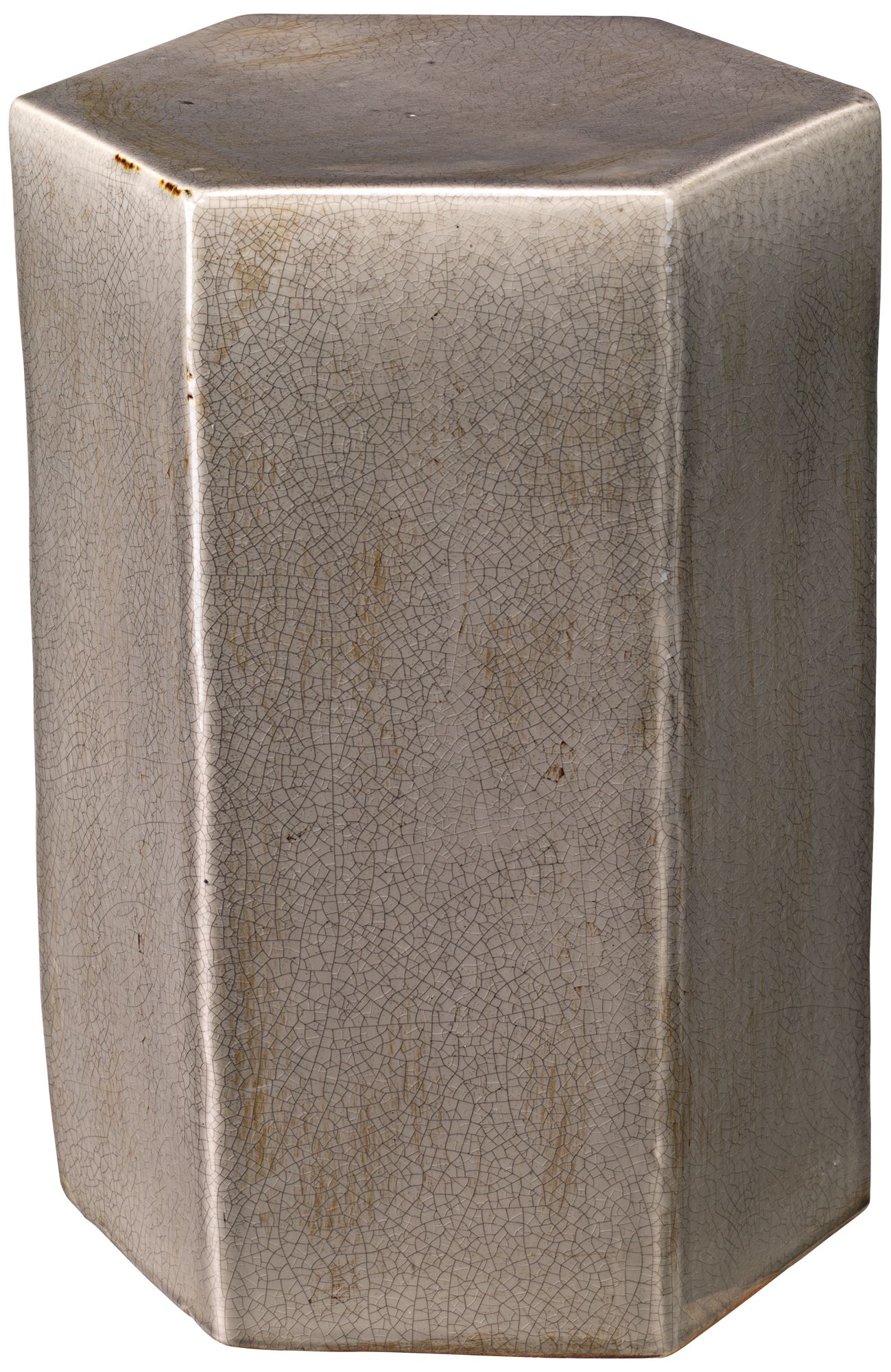 Jamie Young Porto 15" Wide Dark Gray Ceramic Side Table