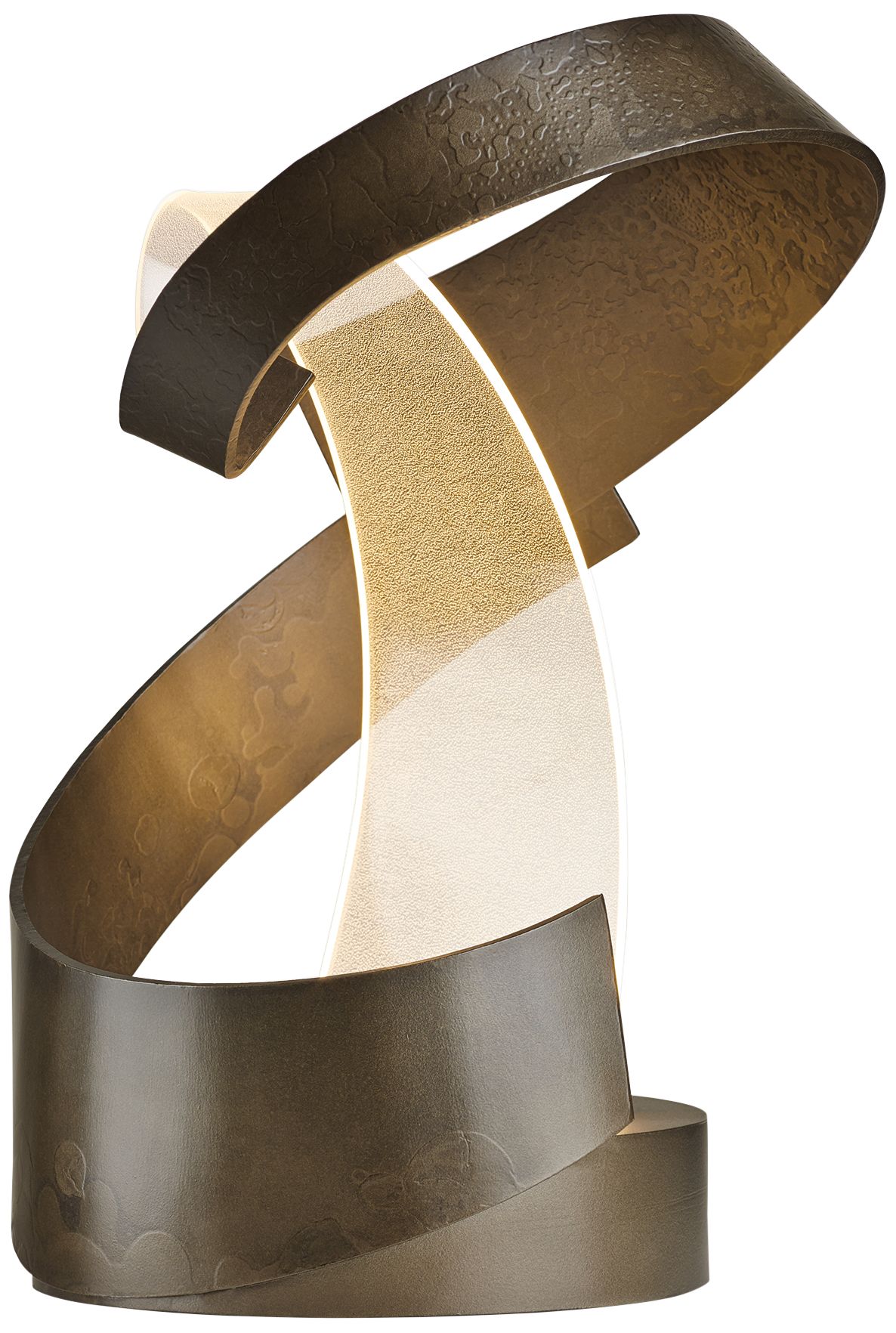 Hubbardton Forge Encounter Dark Smoke LED Accent Table Lamp