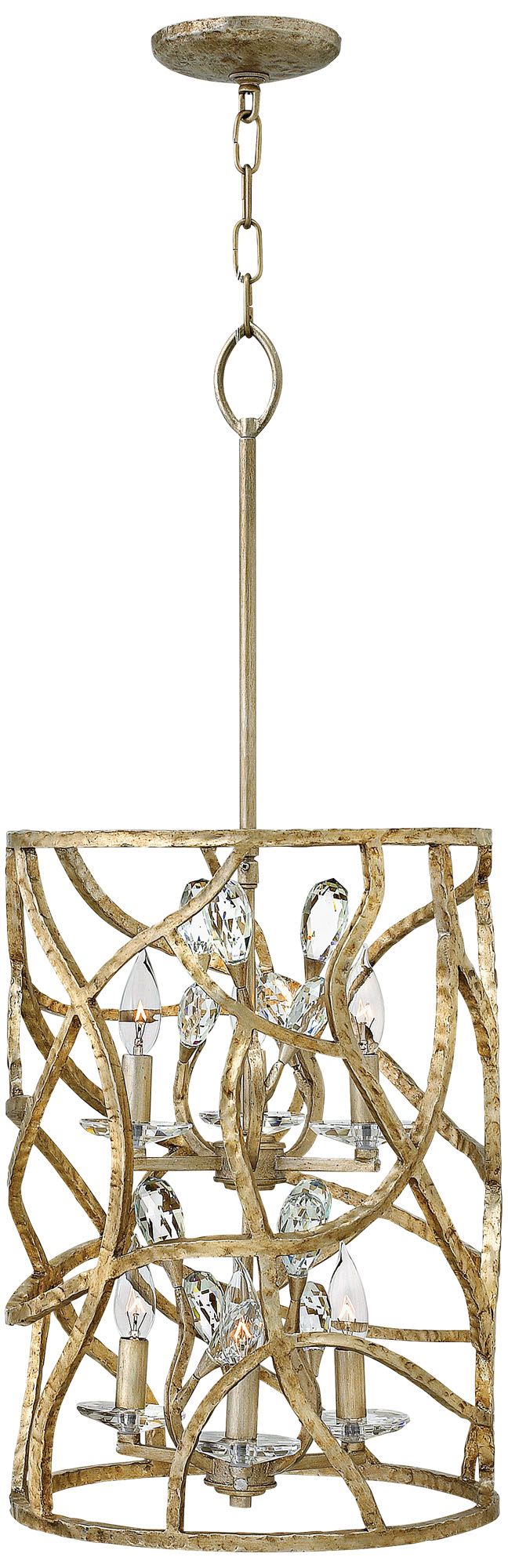 Fredrick Ramond Eve 14 1/2"W Champagne Gold Pendant Light 1V280