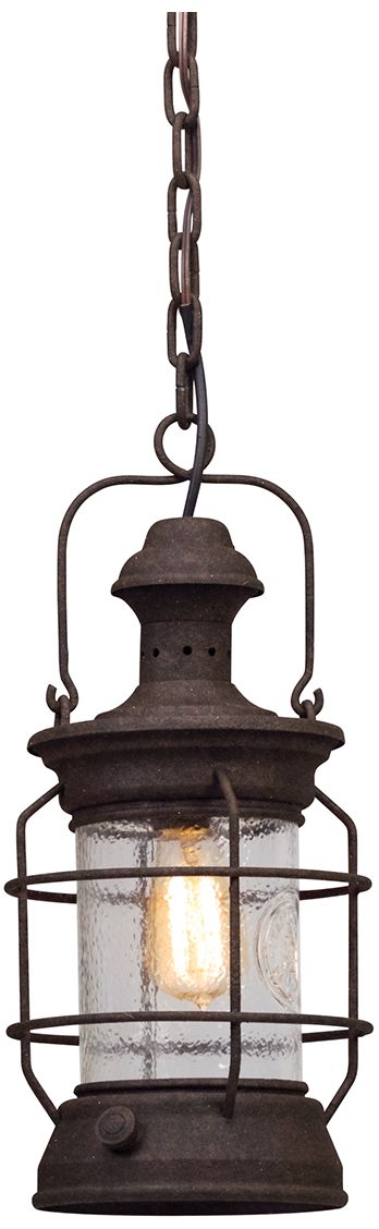 Atkins 17 1/2"H Centennial Rust Outdoor Hanging Light