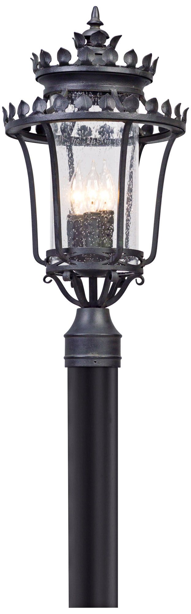 Greystone 21 3/4" High Forged Iron Outdoor Post Light