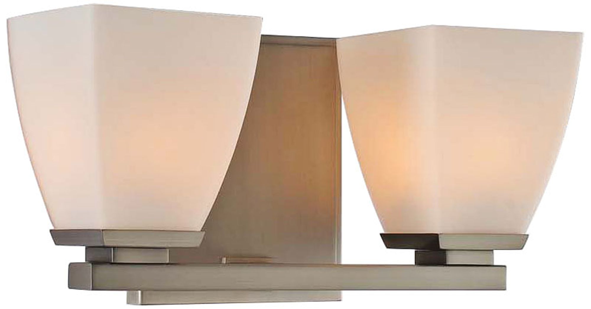 Huntington 11" Wide Satin Nickel 2-Light Bath Light