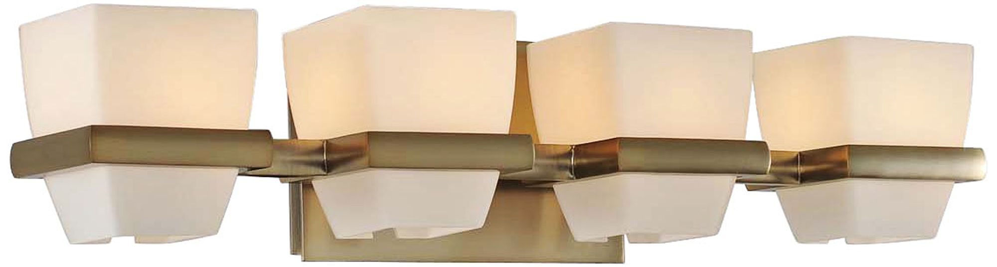 Malibu 22" Wide Brushed Bronze 4-Light Bath Light