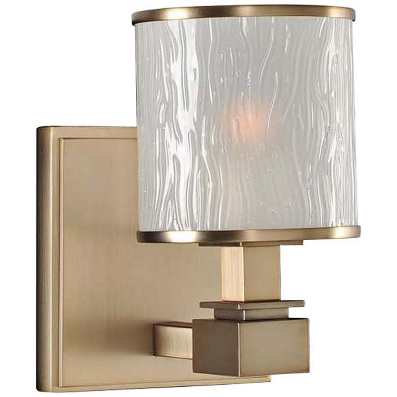 Destin 5&quot; Wide Brushed Bronze 1-Light Wall Sconce