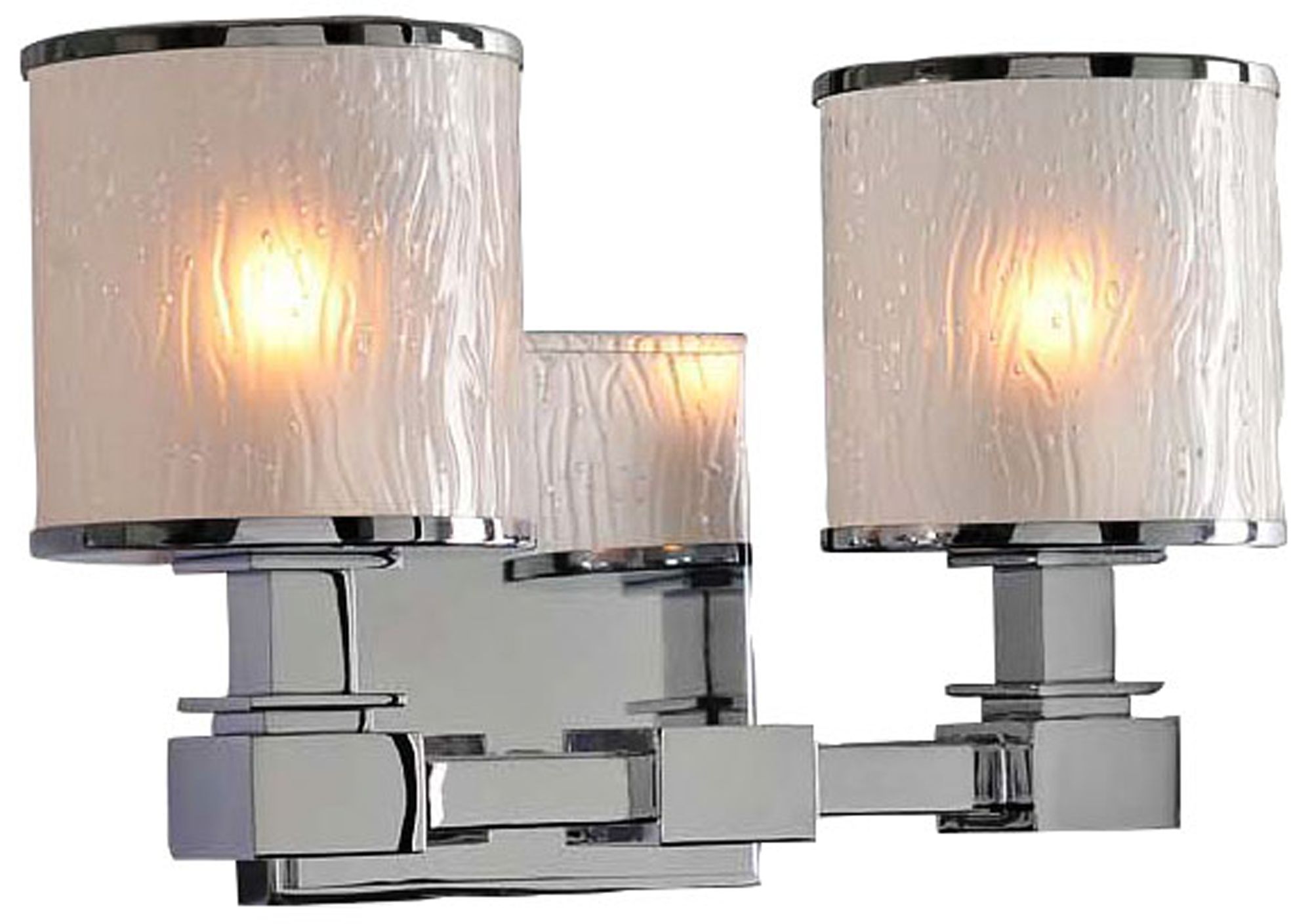 Destin 11 1/2" Wide Chrome 2-Light Bath Light