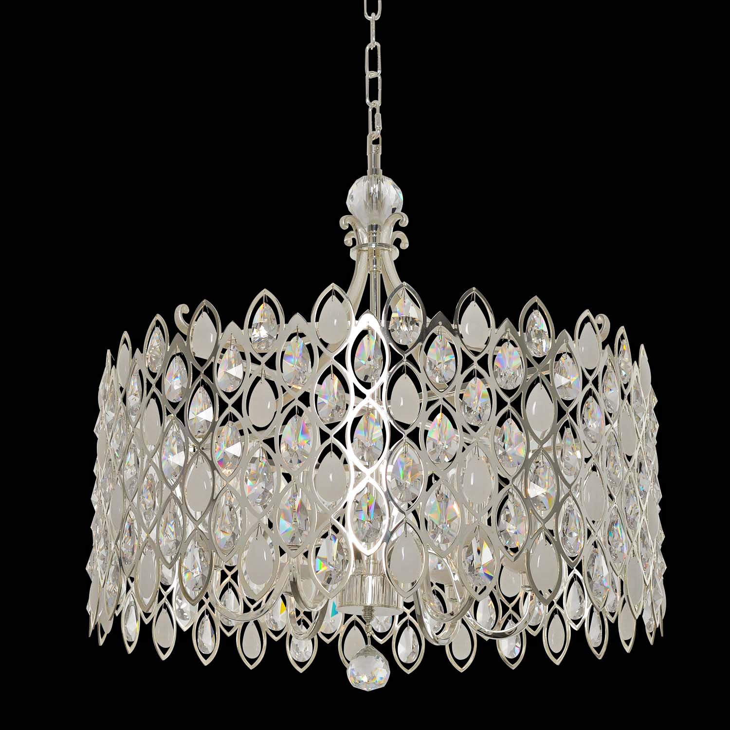 Prive 26" Wide Polished Chrome Pendant Light