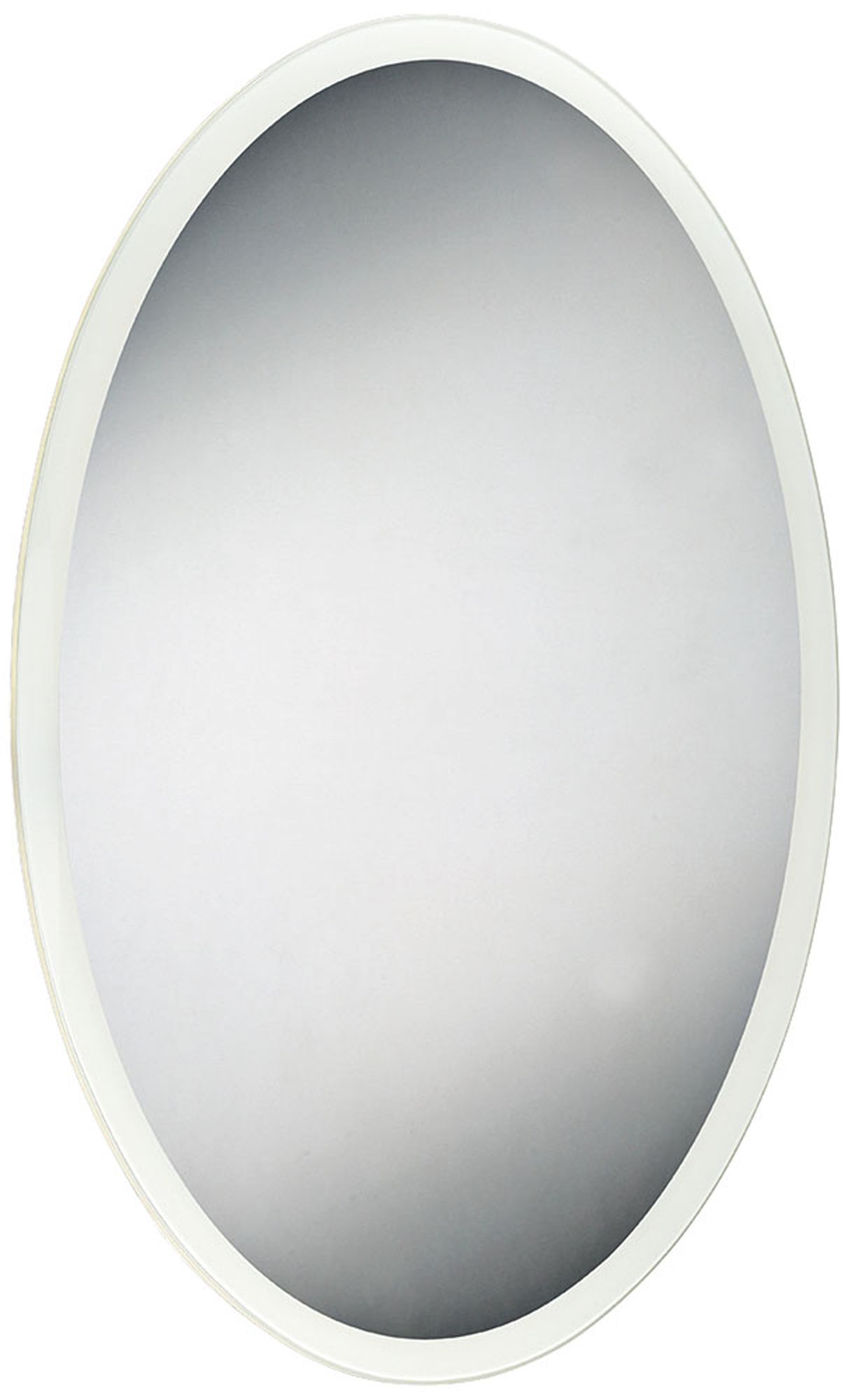 Eurofase Edge-Lit 23 1/2" x 35 Oval LED Wall Mirror