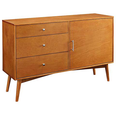 angelo:HOME Cruise Mid-Century Acorn 3-Drawer TV Console