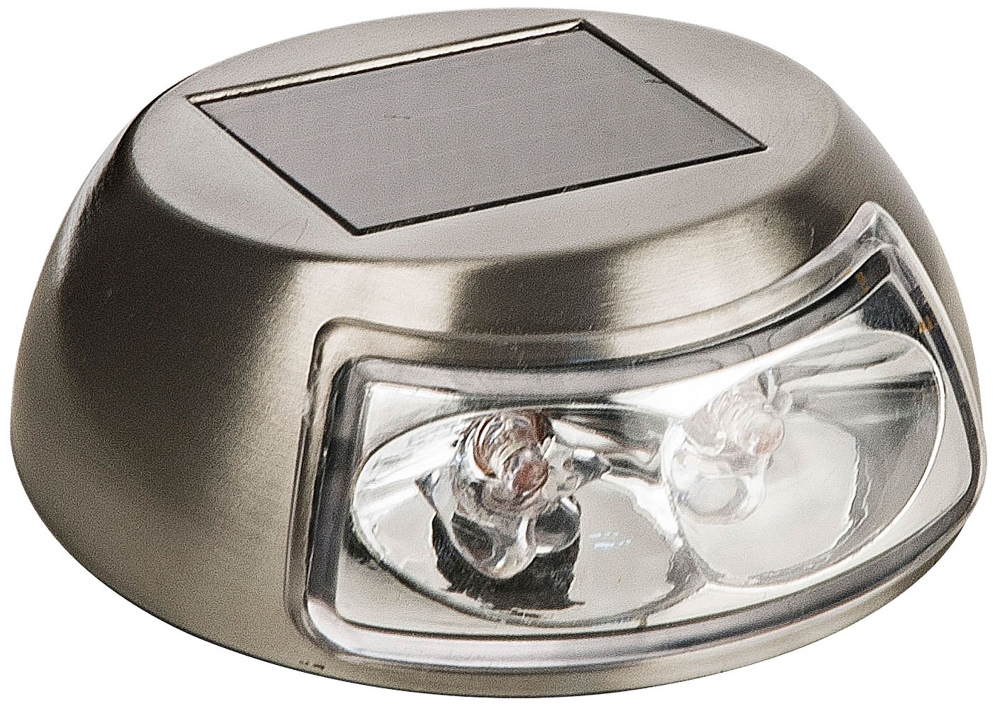 Marlow 3 1/2" Wide Stainless Steel Mini Solar LED Deck Light 1W722